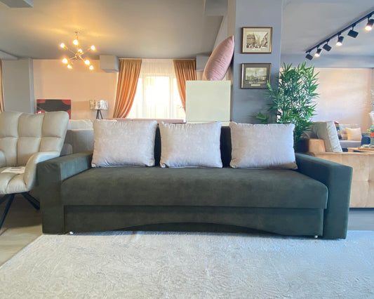 Canapea Extensibilă Venus Premium cu Arcuri Relaxa și Ladă Depozitare 235 cm