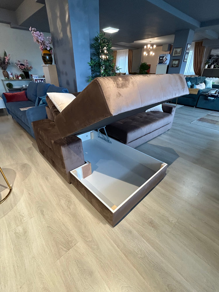 Coltar extensibil Boston catifea