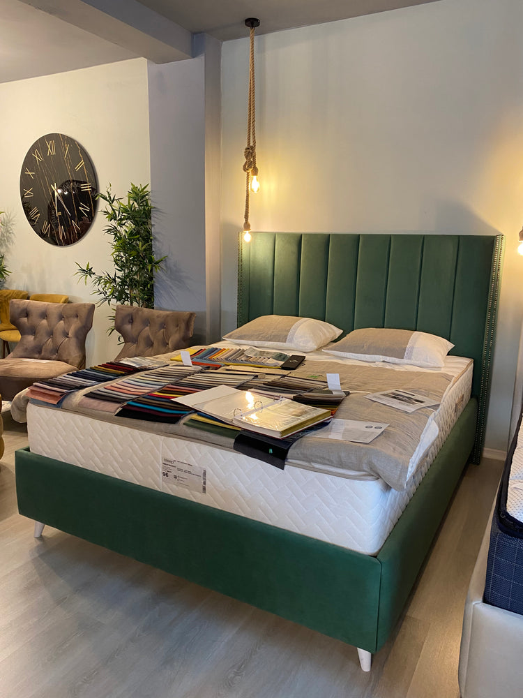 Pat tapitat Linea 200/160 la comanda, livrare 4-6 saptamani