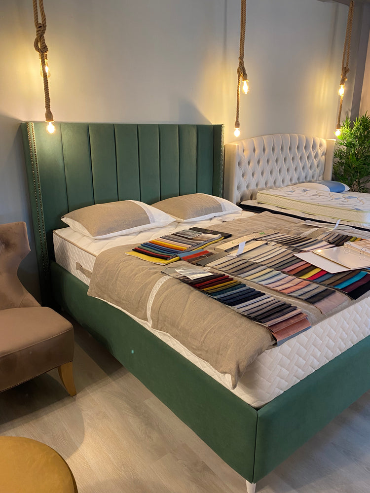 Pat tapitat Linea 200/160 la comanda, livrare 4-6 saptamani