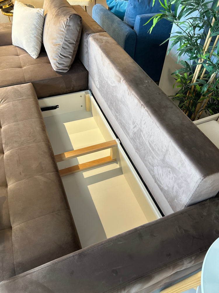 Coltar extensibil Boston catifea