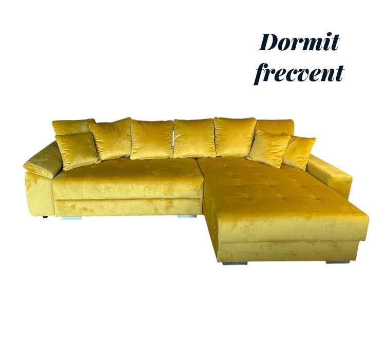 Coltar extensibil Cairo catifea