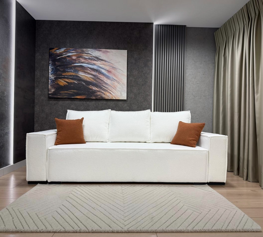 Canapea Extensibilă Berlin – Cu Ladă de Depozitare | Armonia Sibiu