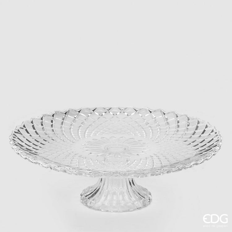 Platou inaltat sticla