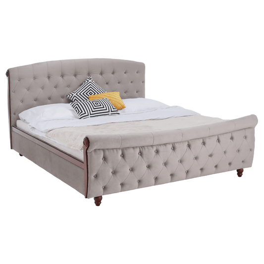 Pat dormitor Velvet Bareto 200x180 cm