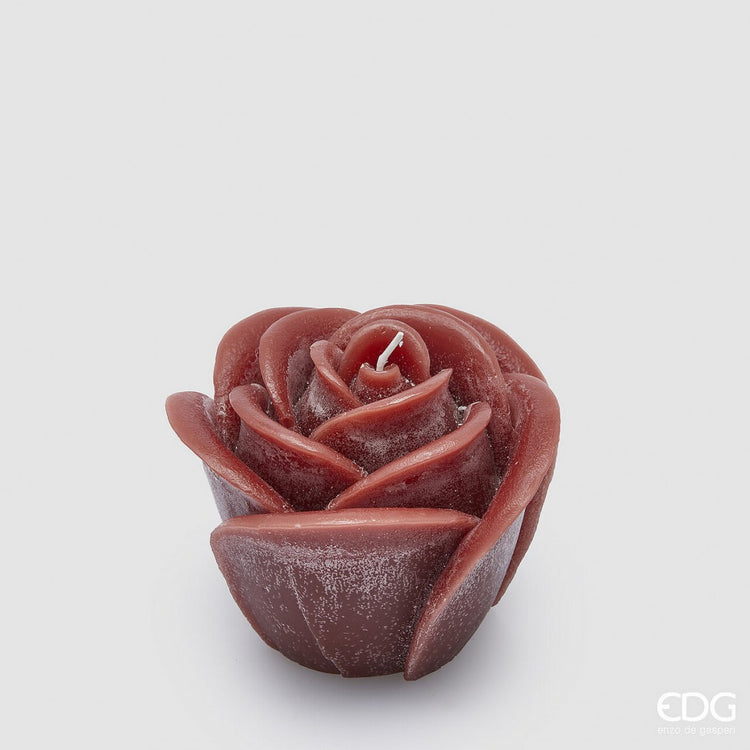 Lumanare trandafir burgundy