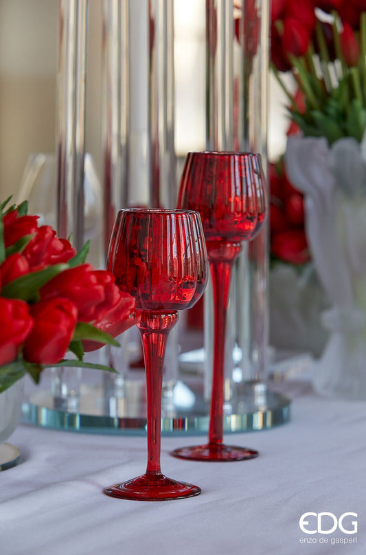 Suport lumanare tip pahar H 19,5 cm