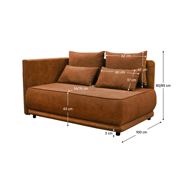 Canapea extensibila pat pliant Liami-ideal spatii de cazare