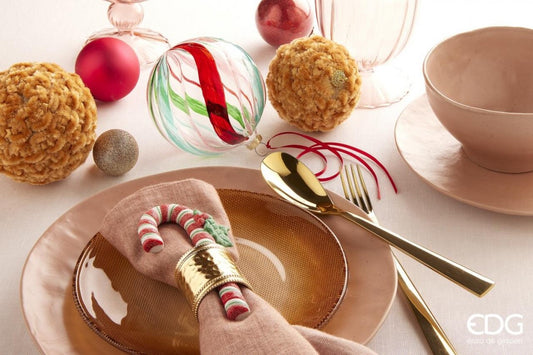 Set 6 globuri Velvet Ambra