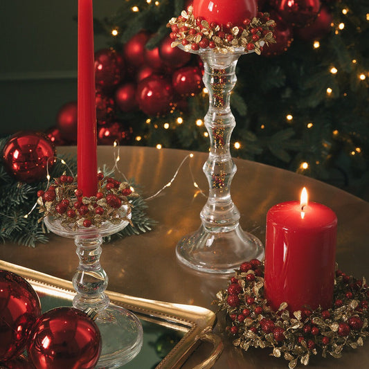 Suport Lumânare Sticlă EOS - 15 cm