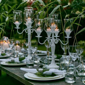 Sfesnic Metalic 5 Lumânări - 36 cm