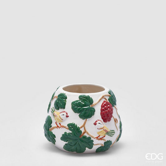 Vaza anfora struguri H 16cm cm