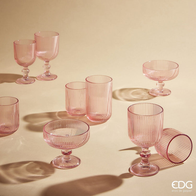 Set 6 pahare cu picior