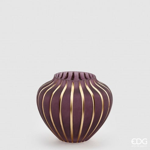 Vaza bombata cu dungi