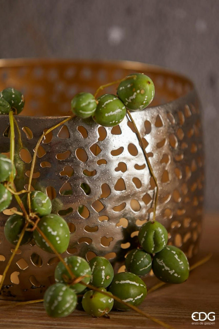 Set 3 vase metalice decorative