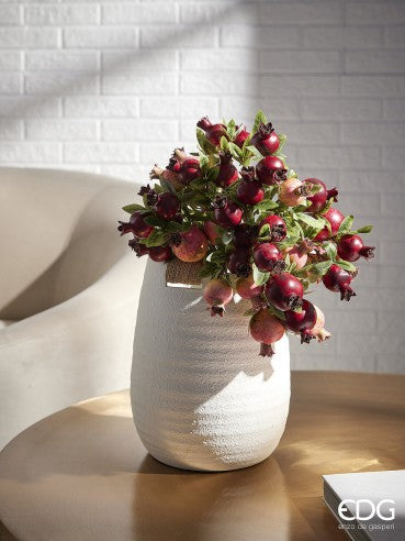 Vas teracota cu sfoara H 29 cm