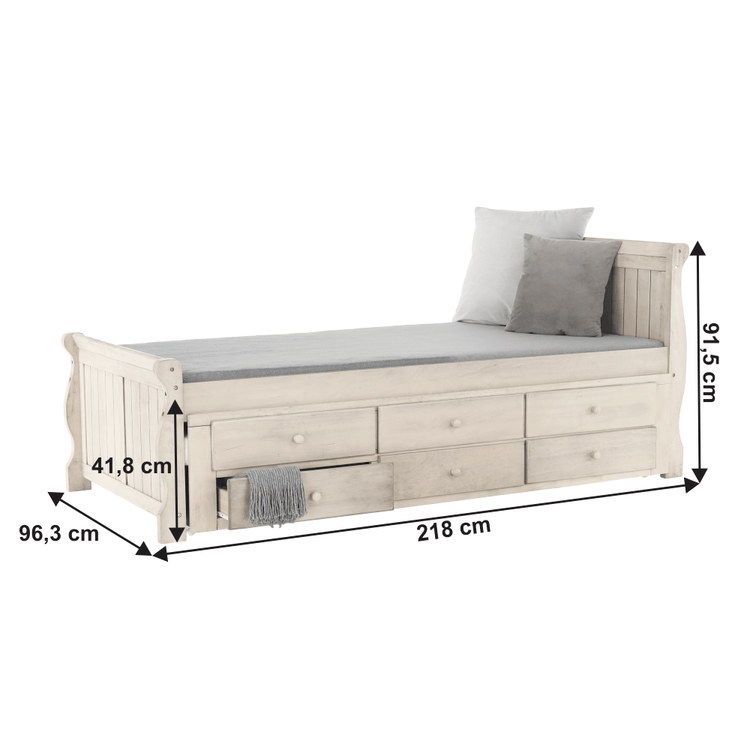 Pat cu pat suplimentar Antiko la comanda, livrare 2 saptamani