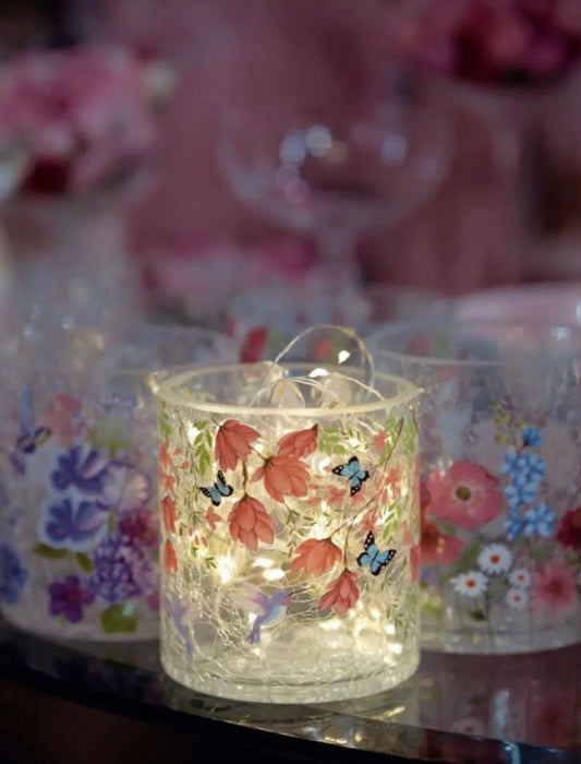 Suport lumanare sticla