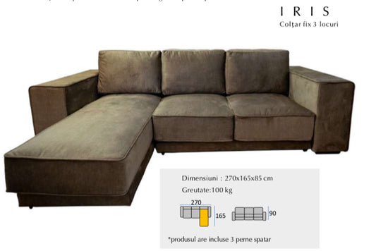 Coltar fix Iris catifea