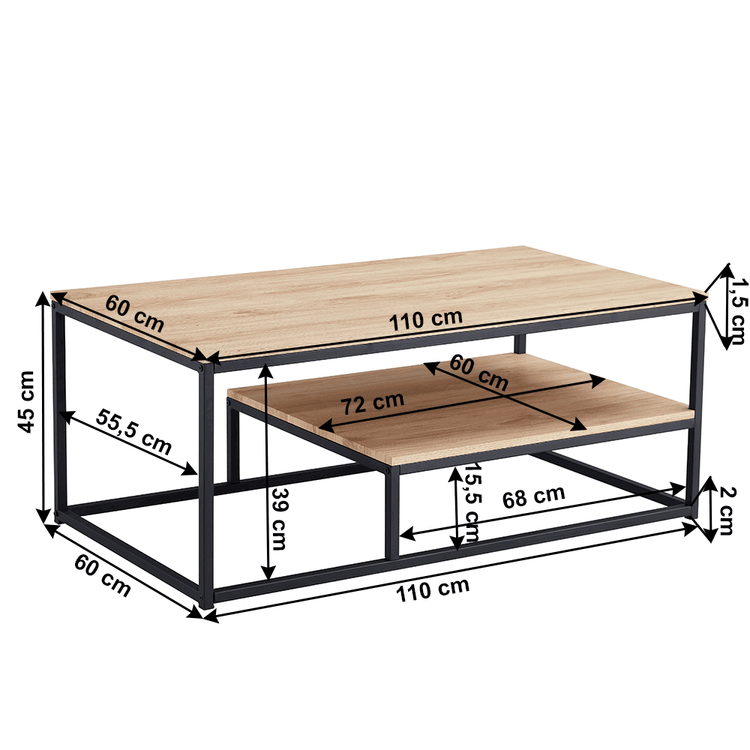 Masuta de cafea LARON la comanda livrare 2-3 saptamani
