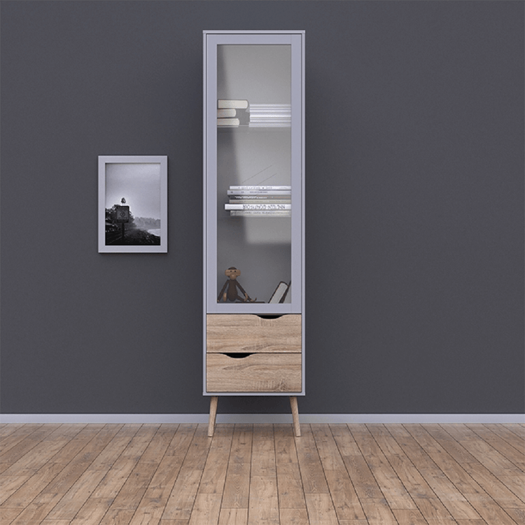 Vitrina stil scandinav Oslo la comanda, livrare 2-3 saptamani