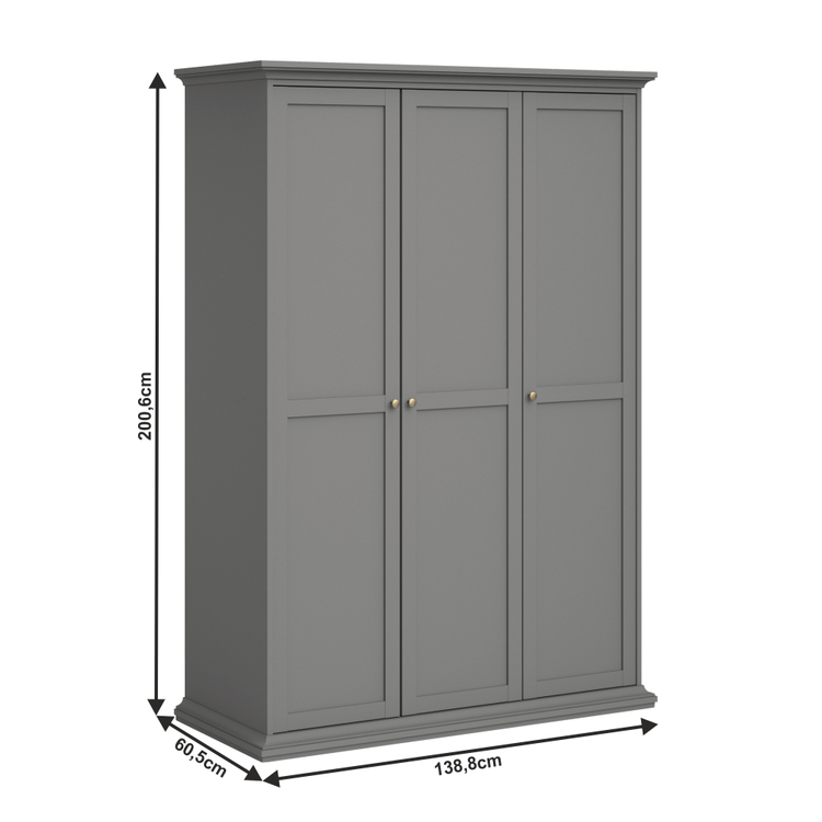 Dulap dormitor Paris la comanda, livrare 2-3 saptamani