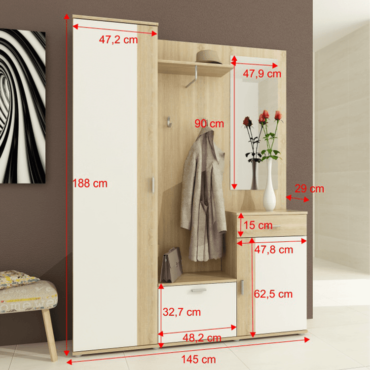 Mobilier hol Amalia, la comanda, livrare 2-3 saptamani