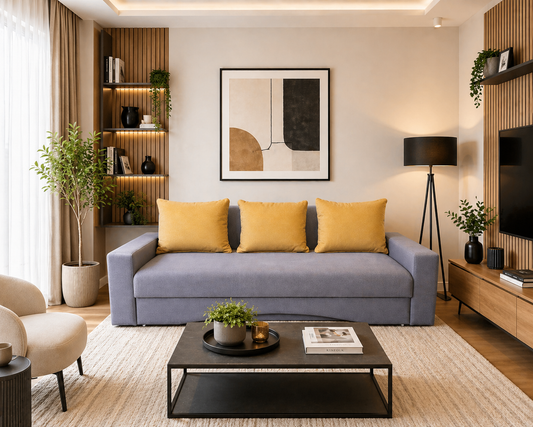 Canapea Extensibilă Camille – Confort Premium pentru Dormit Frecvent