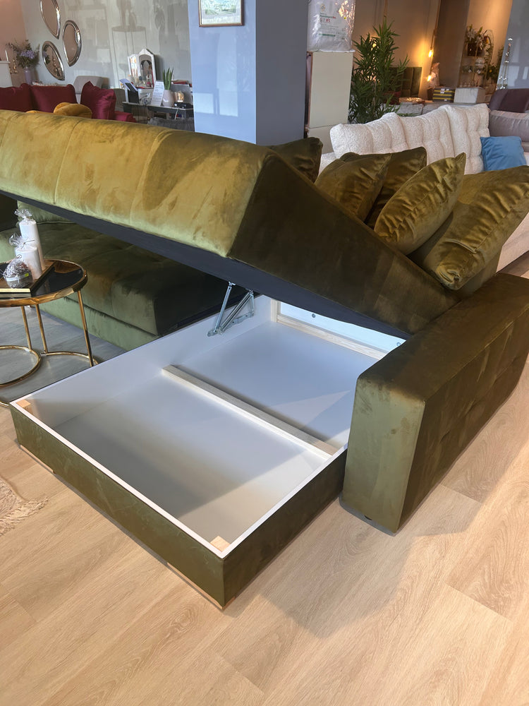 Coltar extensibil Cairo cu arcuri pocket Dormit Frecvent