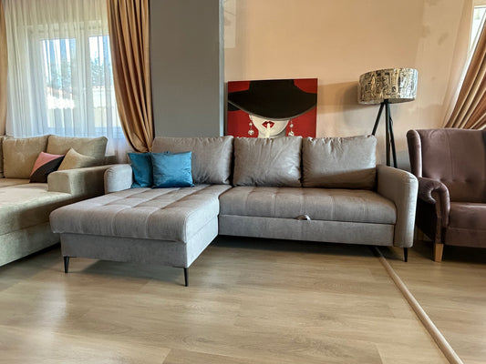 Coltar Extensibil 245 cm Vinci cu Ladă | Armonia Sibiu