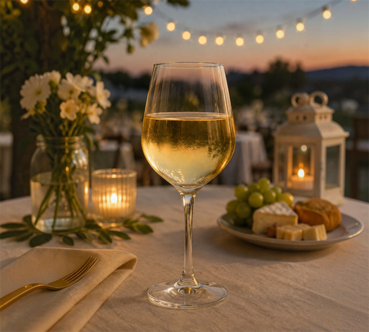 Set 6 pahare pentru vin alb, sticlă transparentă 350 ml