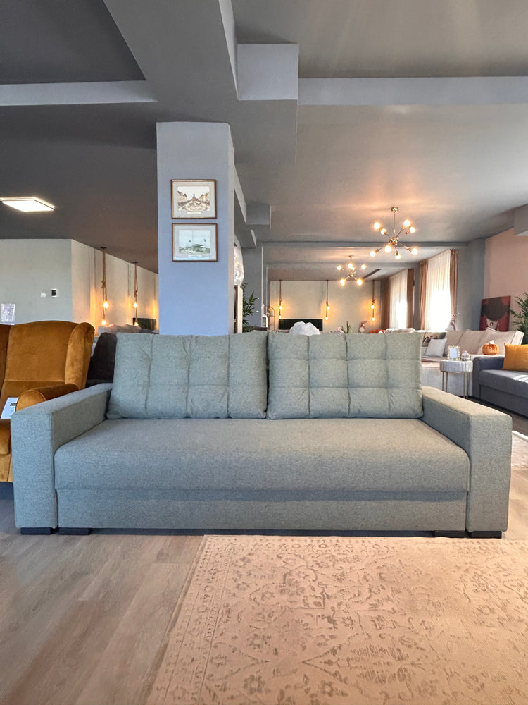 Canapea Extensibilă Clip cu Ladă de Depozitare 234 cm