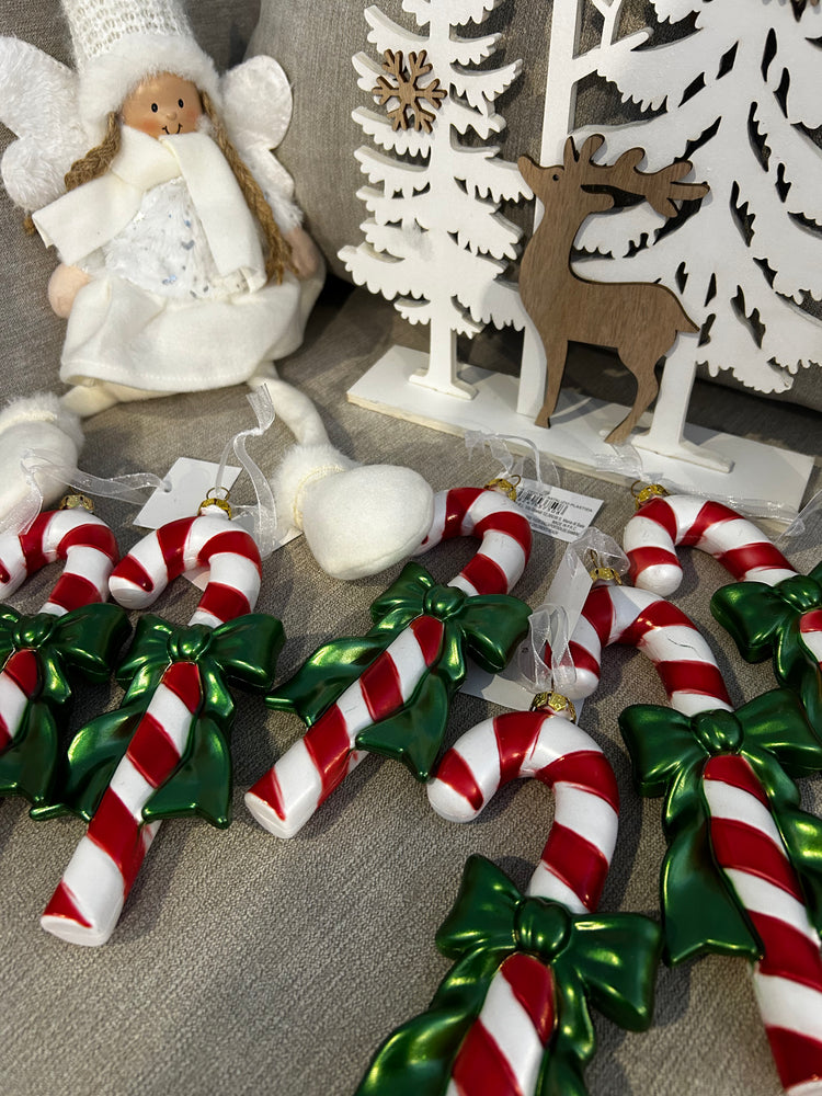 Set 6 ornamente de brad Craciun