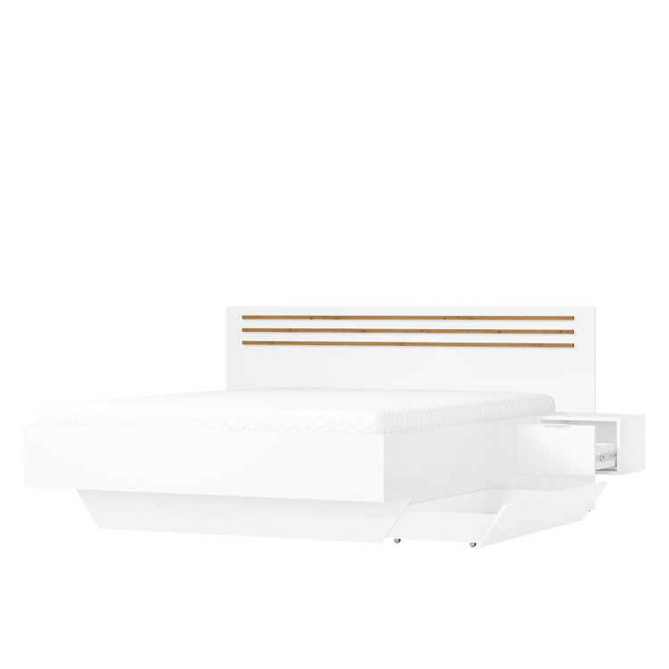 Pat dormitor Florens 200x160 cu noptiere