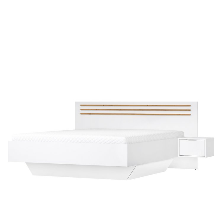Pat dormitor Florens 200x160 cu noptiere