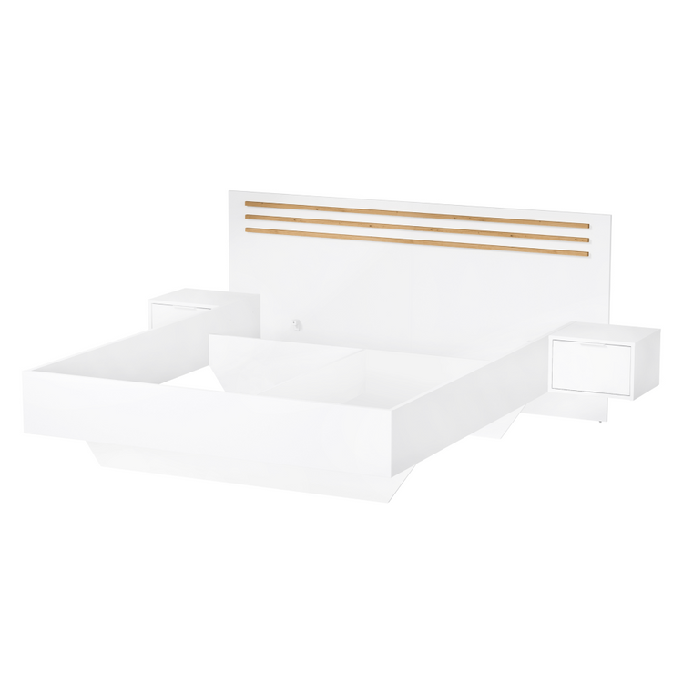 Pat dormitor Florens 200x160 cu noptiere
