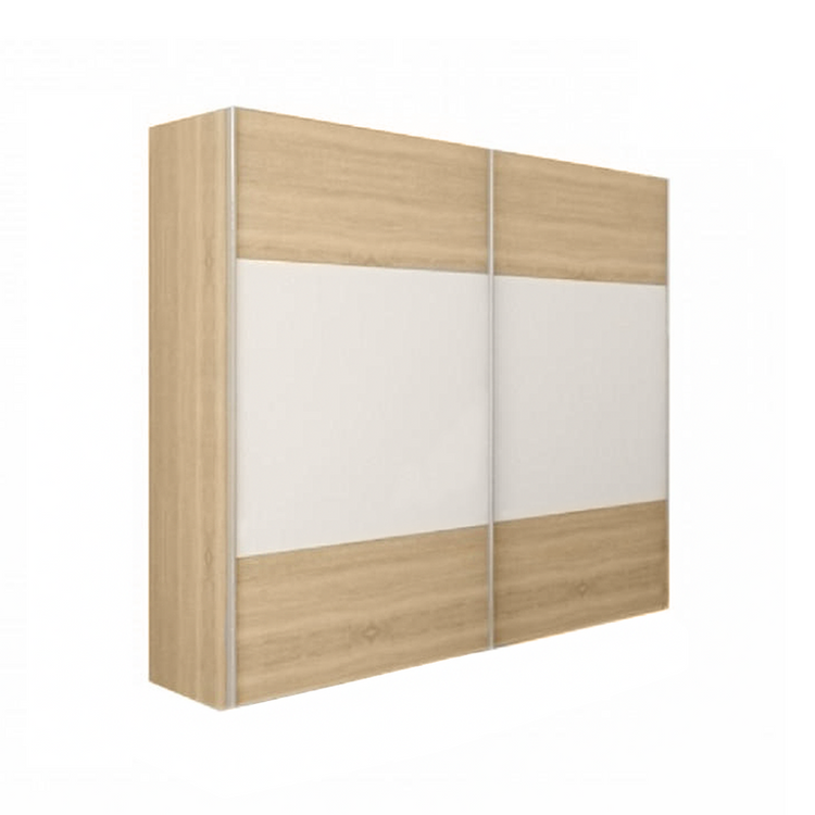 Set Complet Dormitor GABRIELA NEW - Pat 160x200 cm, Stejar Sonoma/Alb