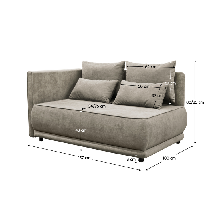 Canapea extensbibila pat pliant Liami