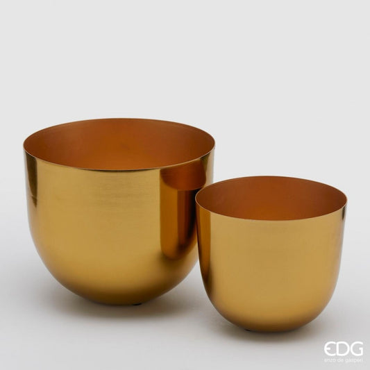 Set 2 vase metalice