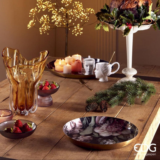Tavă Servire Glossy Multicolor 31 cm - Design Elegant