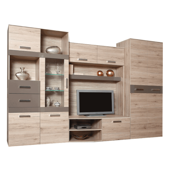 Mobilier Living ASSOR 300 cm Stejar San Marino – La Comanda | Armonia Sibiu
