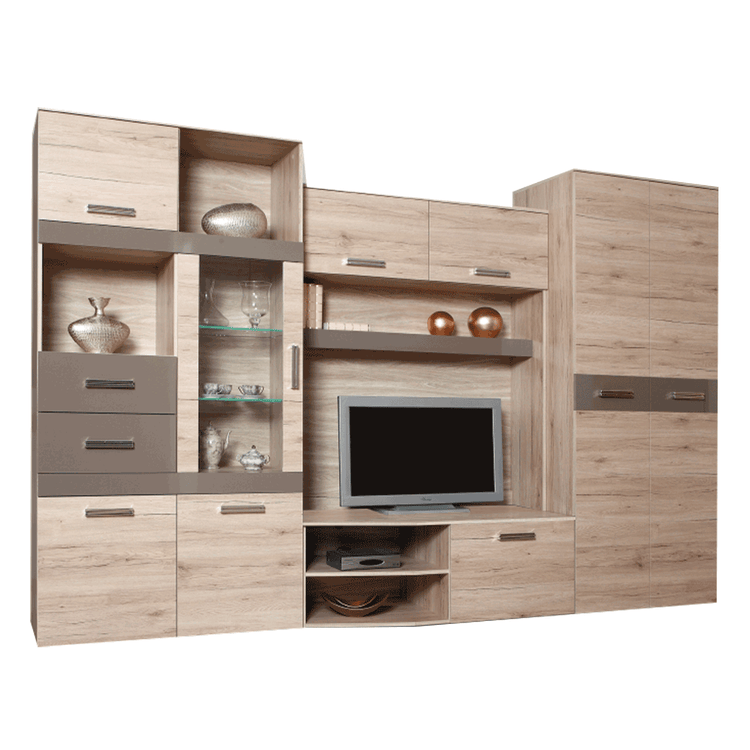 Mobilier Living ASSOR 300 cm Stejar San Marino – La Comanda | Armonia Sibiu