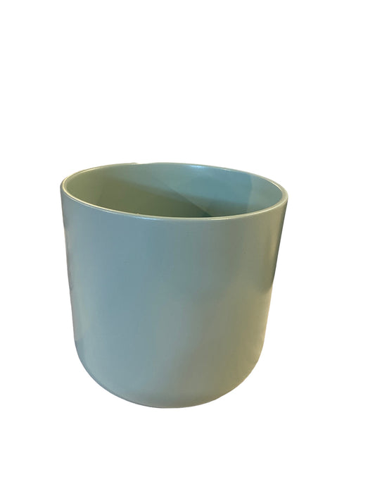 Ghiveci ceramic turcoaz H 15 cm