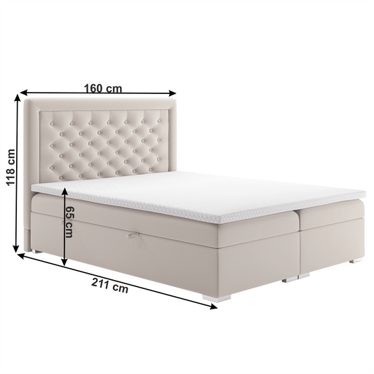 Pat boxspring Dorman la comanda livrare 2-3 saptamani